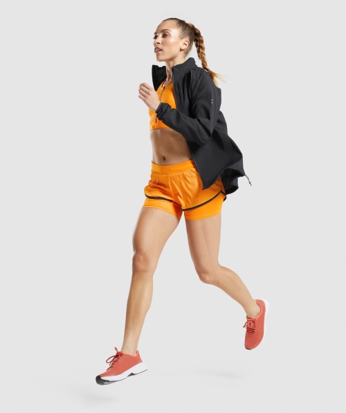 Blusão De Vento Gymshark Speed Mulheres Negras