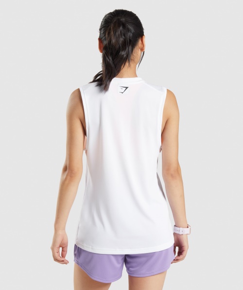 Tanque Solto Gymshark Esporte Branco