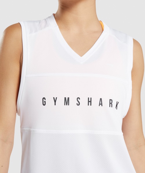 Tanque Solto Gymshark Esporte Branco