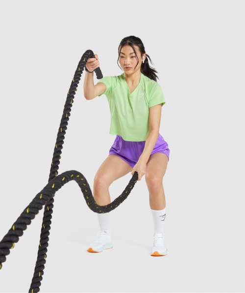 Camiseta Gymshark Sport Midi Verde Bali