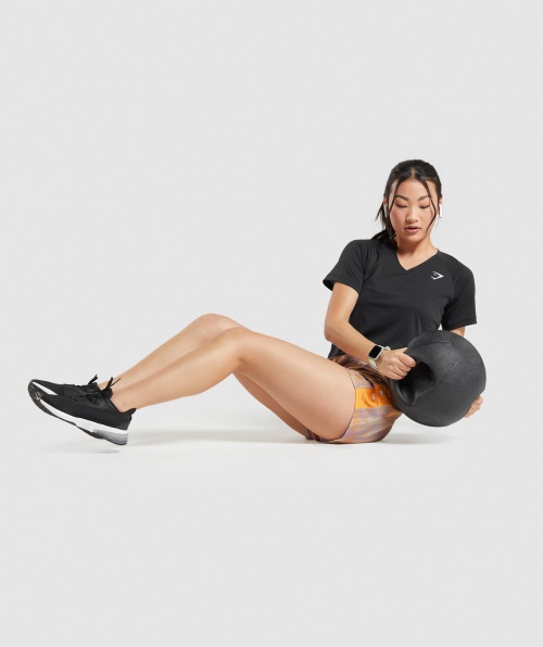 Camiseta Midi Esportiva Gymshark Preta