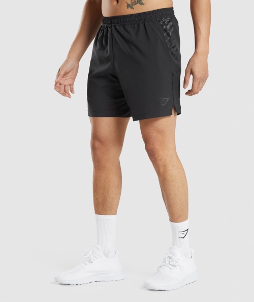 Calção Esportivo Gymshark Listra 7" Preto
