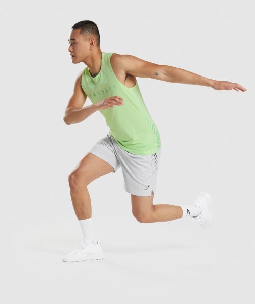 Gymshark Sport Stripe Tanque Bali Verde