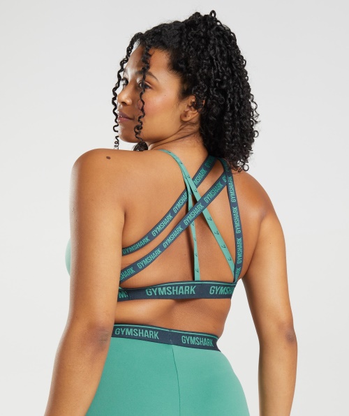 Sutiã Esportivo Gymshark Strike Alpino Verde-marinho