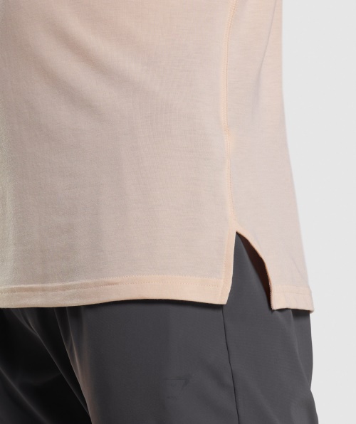 Gymshark Studio Amplificar Camiseta Orquídea Rosa