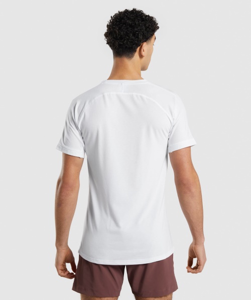 Camiseta Gymshark Studio Amplificar Branca