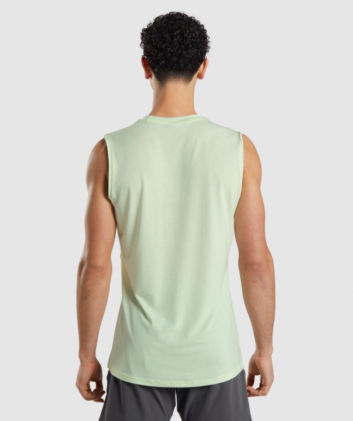 Gymshark Studio Amplificar Tanque Pepino Verde