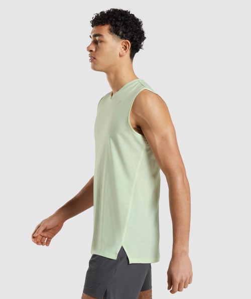 Gymshark Studio Amplificar Tanque Pepino Verde