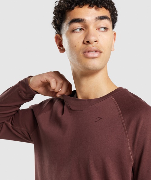 Equipe De Estúdio Do Gymshark Marrom Cereja