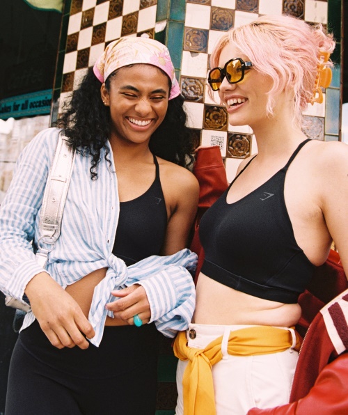 Sutiã Esportivo Gymshark Studio Preto