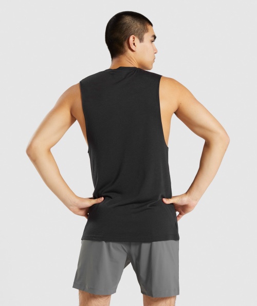 Tanque De Estúdio Gymshark Preto