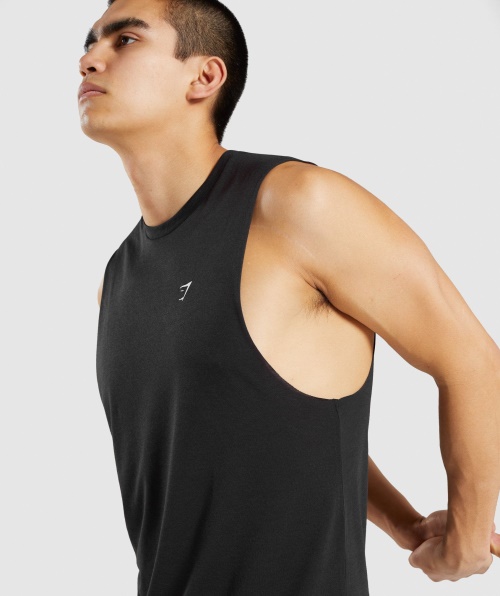 Tanque De Estúdio Gymshark Preto