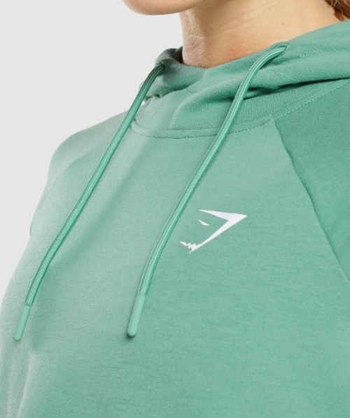 Moletom Cropped De Treino Gymshark Verde Alpino
