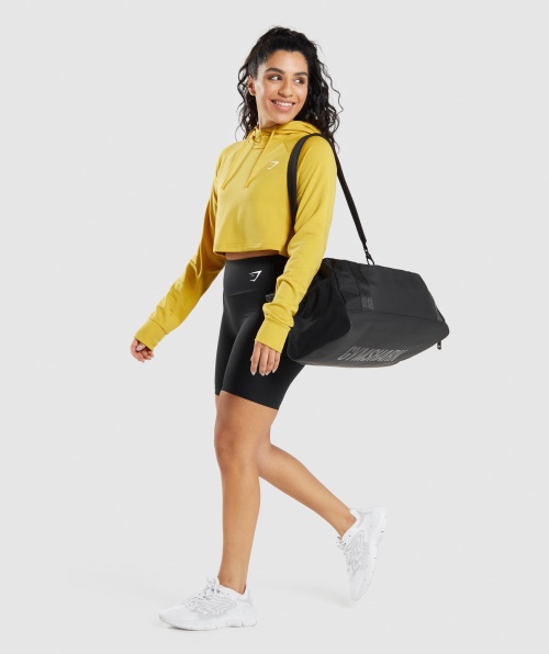 Gymshark Treino Moletom Com Capuz Medalhão Amarelo