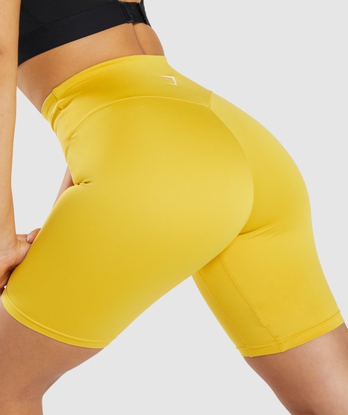 Calção De Treino De Ciclismo Gymshark Medalhão Amarelo