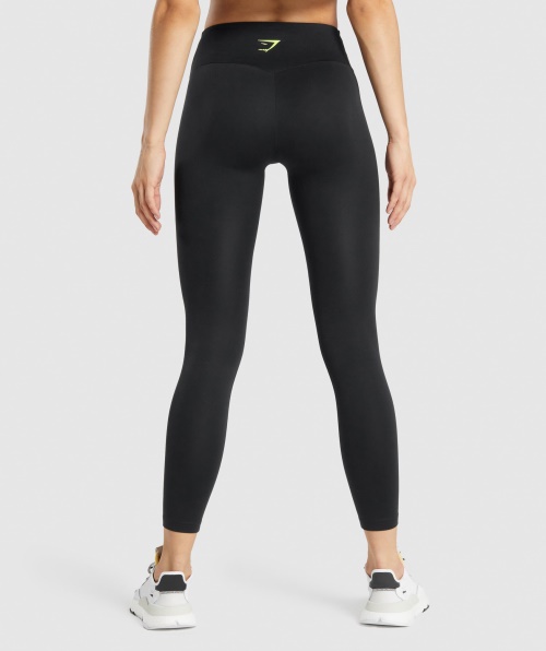 Leggings Gráficas De Treino Gymshark Pretas