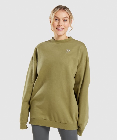 Gymshark Moletom Oversized Griffin Verde
