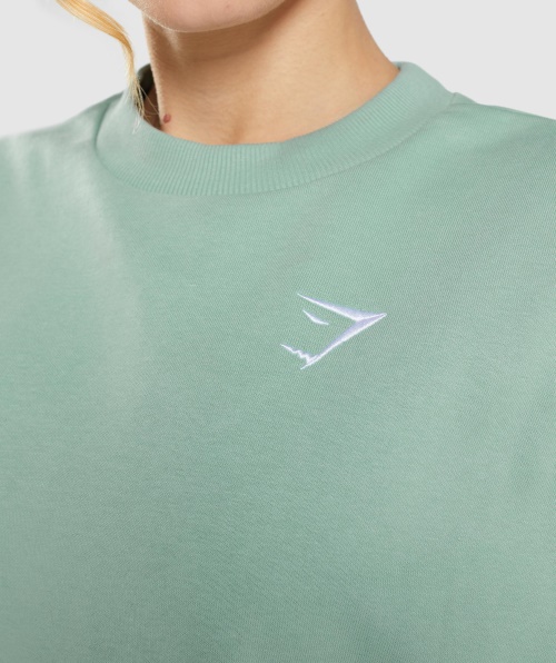 Moletom Oversized De Treino Gymshark Maya Blue