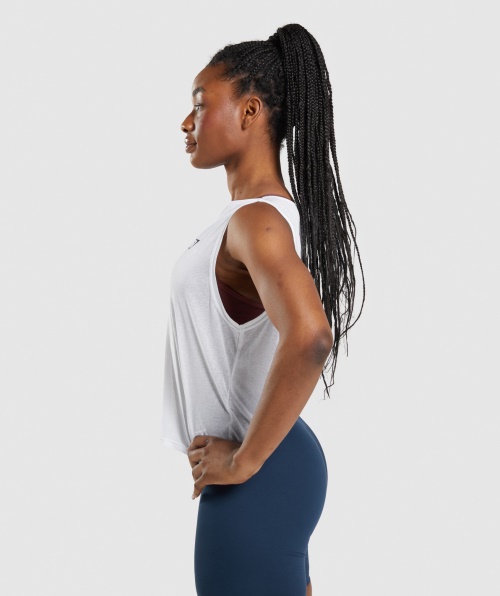 Tanque Grande De Treinamento Gymshark Branco