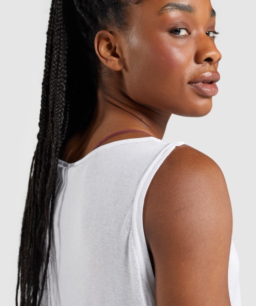 Tanque Grande De Treinamento Gymshark Branco