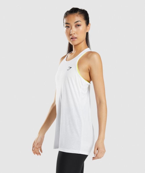 Colete Oversized De Treino Gymshark Branco