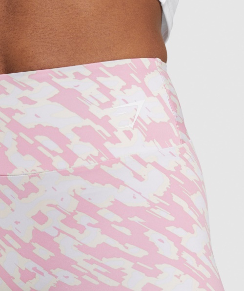 Calções De Treino Gymshark Com Estampado Rosa Sorbet