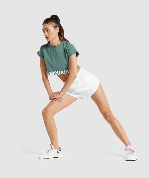 Calções De Treino Gymshark Brancos