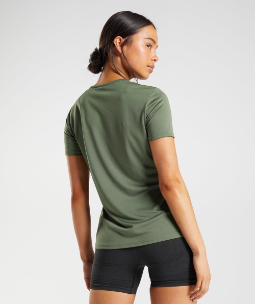Camiseta De Treino Gymshark Core Olive