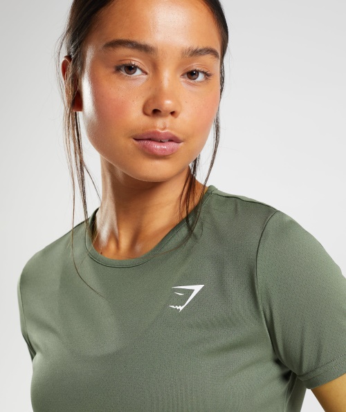 Camiseta De Treino Gymshark Core Olive