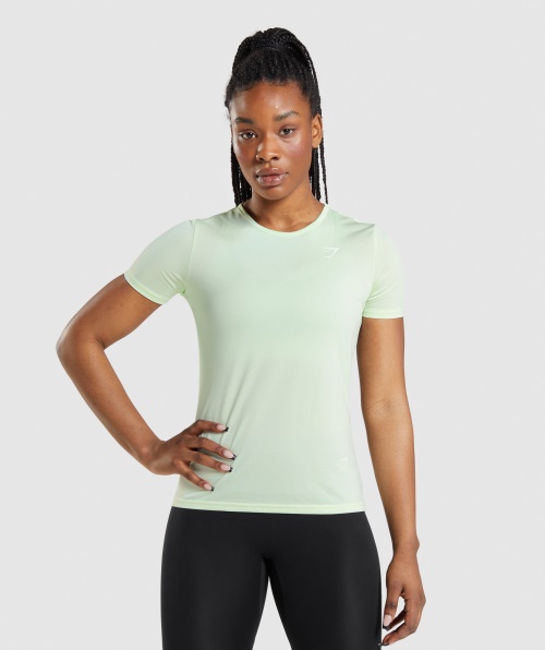 Camiseta De Treino Gymshark Verde Pepino