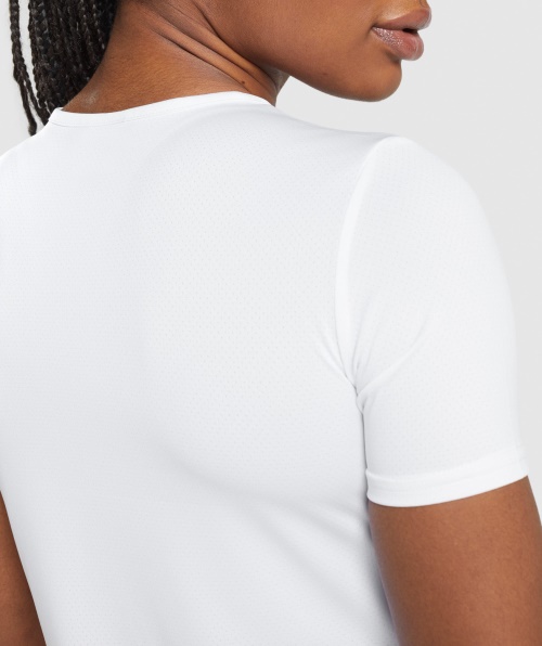 Camiseta Branca De Treino Gymshark