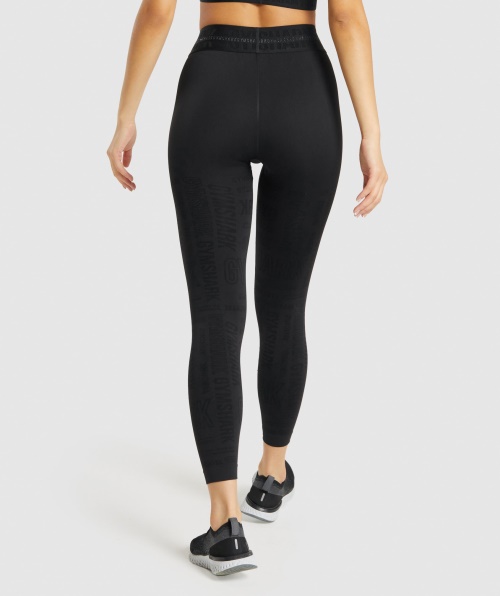 Legging De Visão Gymshark Preta
