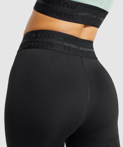 Legging De Visão Gymshark Preta