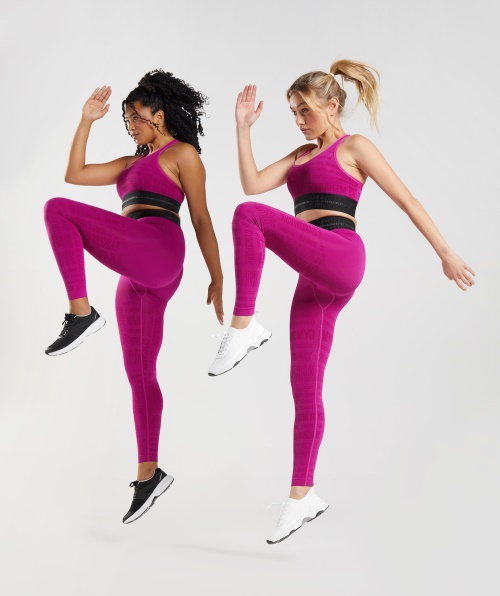 Leggings Gymshark Vision Dragão Rosa