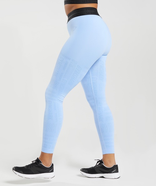 Leggings Gymshark Vision Pedra Da Lua Azul