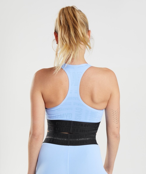 Gymshark Vision Sutiã Esportivo Pedra Da Lua Azul