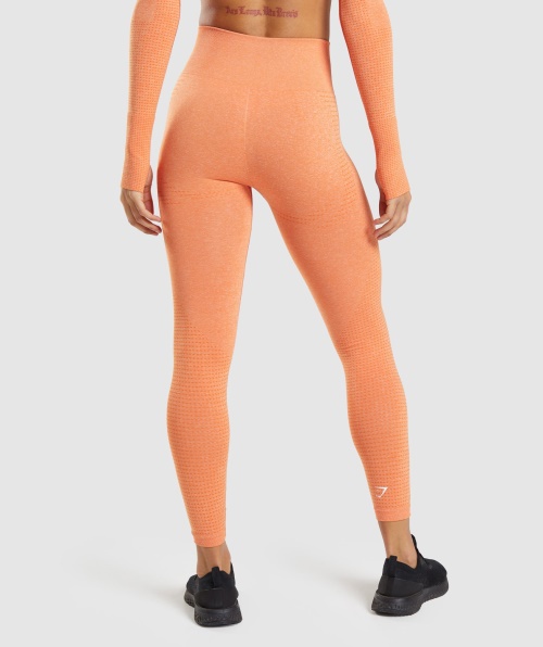 Gymshark Vital Seamless 2.0 Leggings Damasco Laranja Marl
