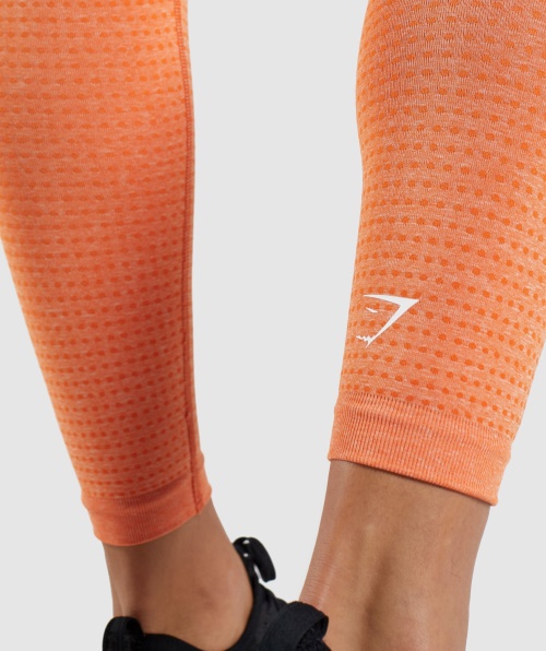 Gymshark Vital Seamless 2.0 Leggings Damasco Laranja Marl