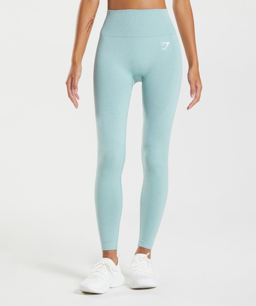 Leggings Gymshark Vital Seamless 2.0 Azul Pérola Marl