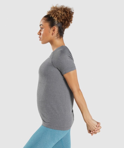 Gymshark Vital Seamless 2.0 Light T-shirt Smokey Grey Marl