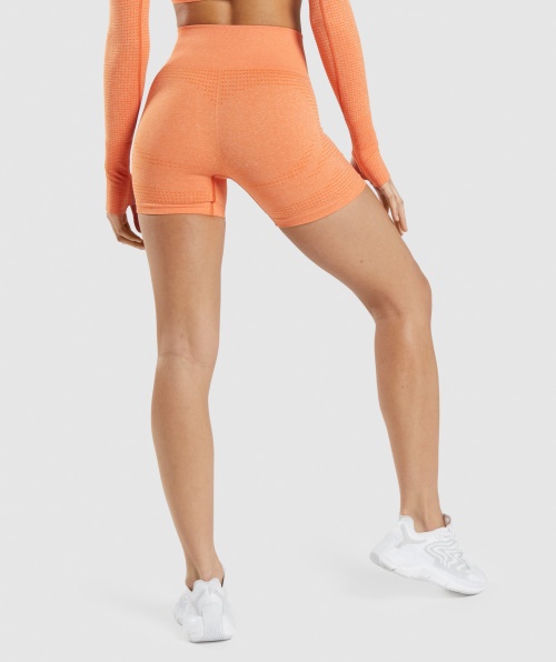 Gymshark Vital Sem Costura 2.0 Shorts Damasco Laranja Marl
