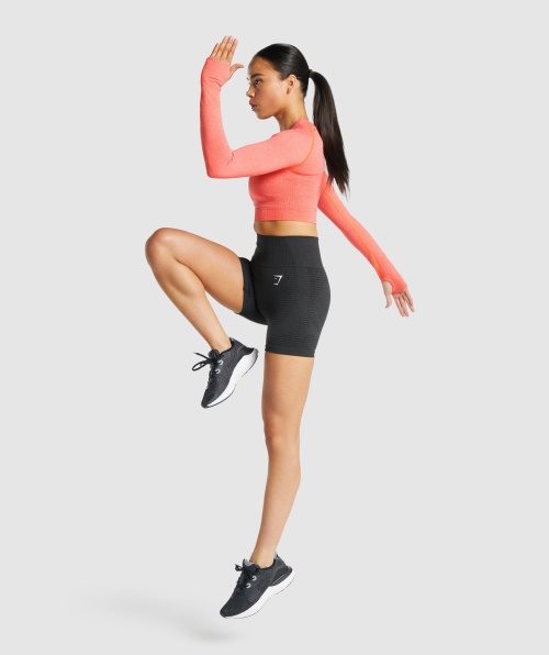 Calção Gymshark Vital Seamless 2.0 Black Marl