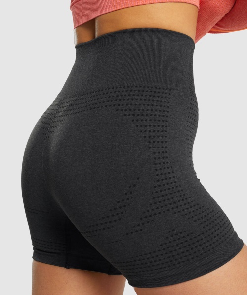 Calção Gymshark Vital Seamless 2.0 Black Marl