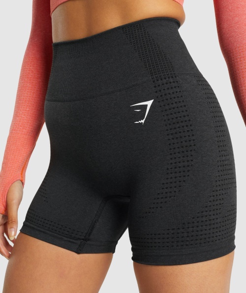 Calção Gymshark Vital Seamless 2.0 Black Marl