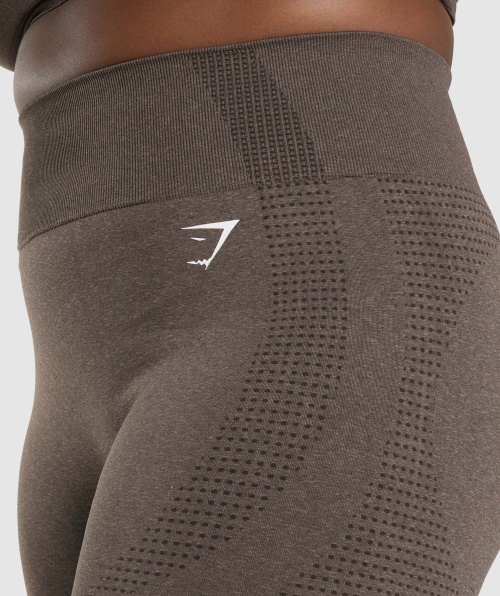 Gymshark Vital Sem Costura 2.0 Shorts Marrom Marl