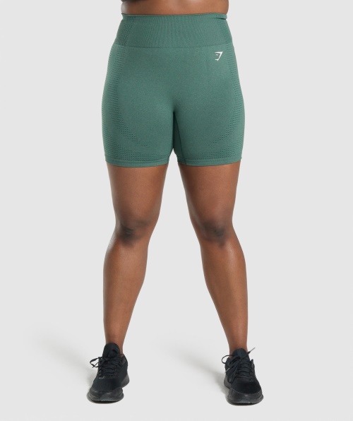 Gymshark Vital Seamless 2.0 Shorts Verde Escuro Marl