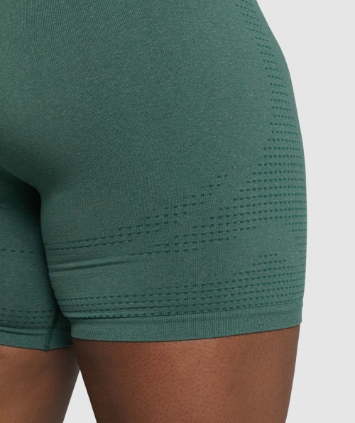 Gymshark Vital Seamless 2.0 Shorts Verde Escuro Marl