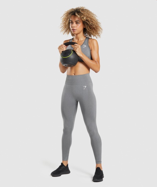 Sutiã Esportivo Gymshark Vital Seamless 2.0 Esfumaçado Cinza Marl