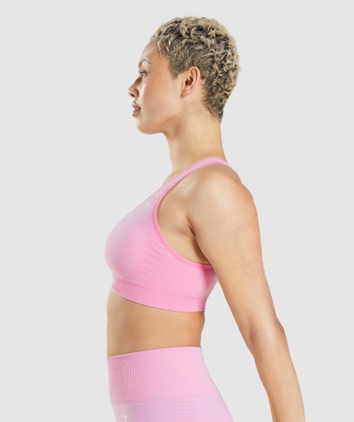 Sutiã Esportivo Gymshark Vital Seamless 2.0 Sorbet Rosa Marl