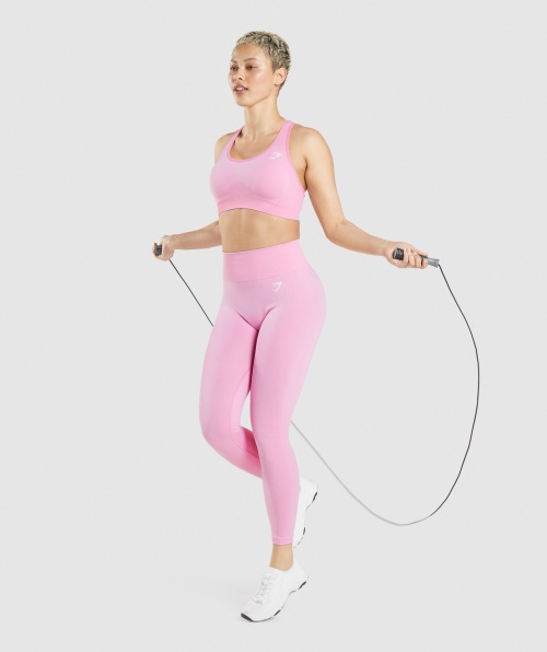 Sutiã Esportivo Gymshark Vital Seamless 2.0 Sorbet Rosa Marl